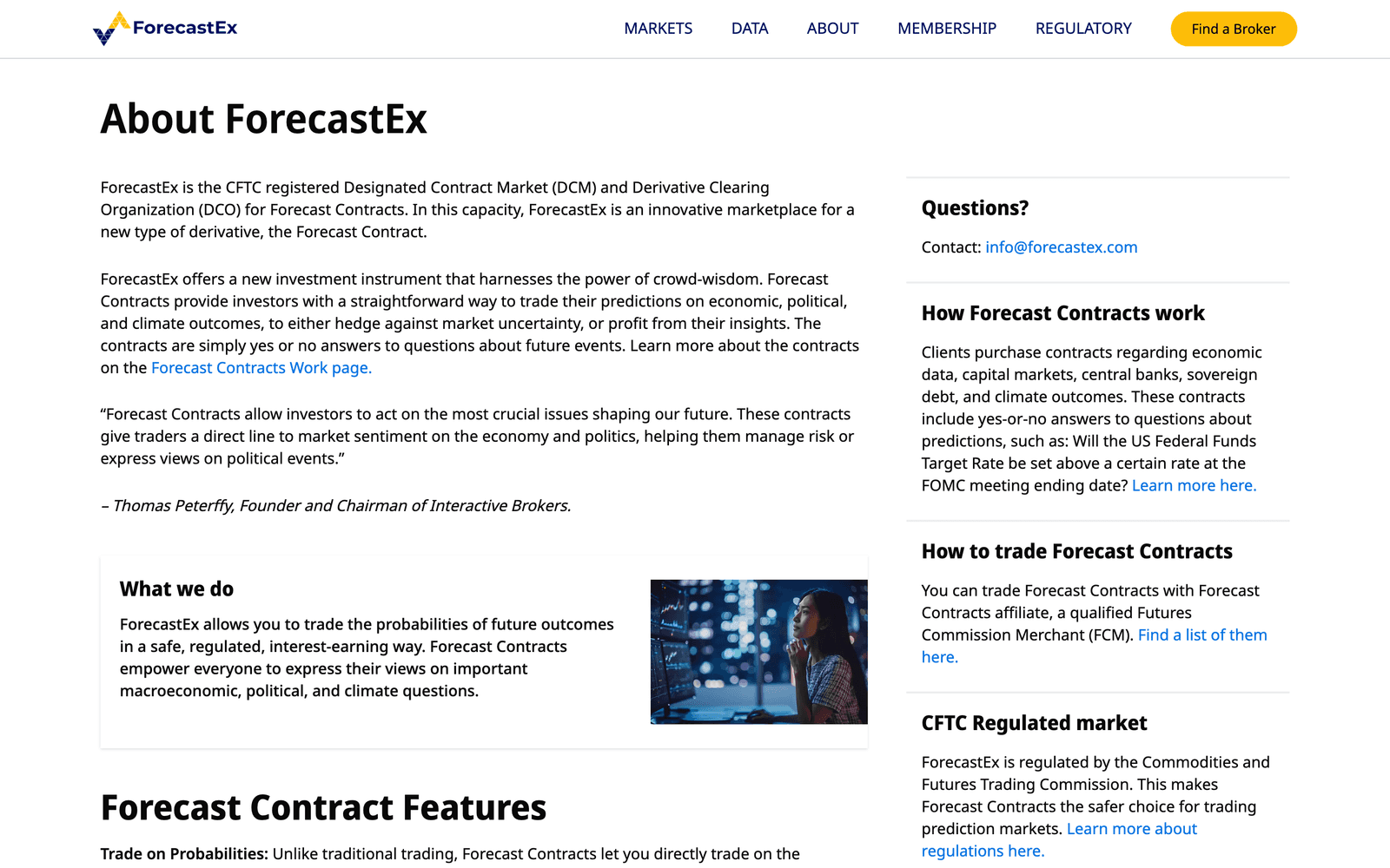 ForecastEx screenshot 2