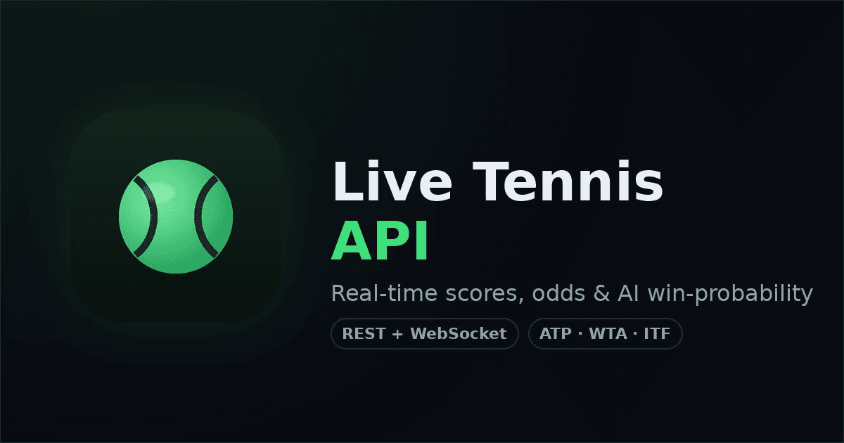 Live Tennis API screenshot 1