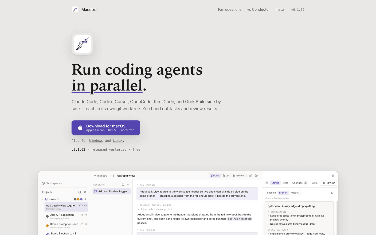 Maestro screenshot 2