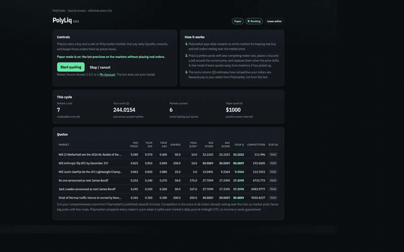 PolyLiq screenshot 1