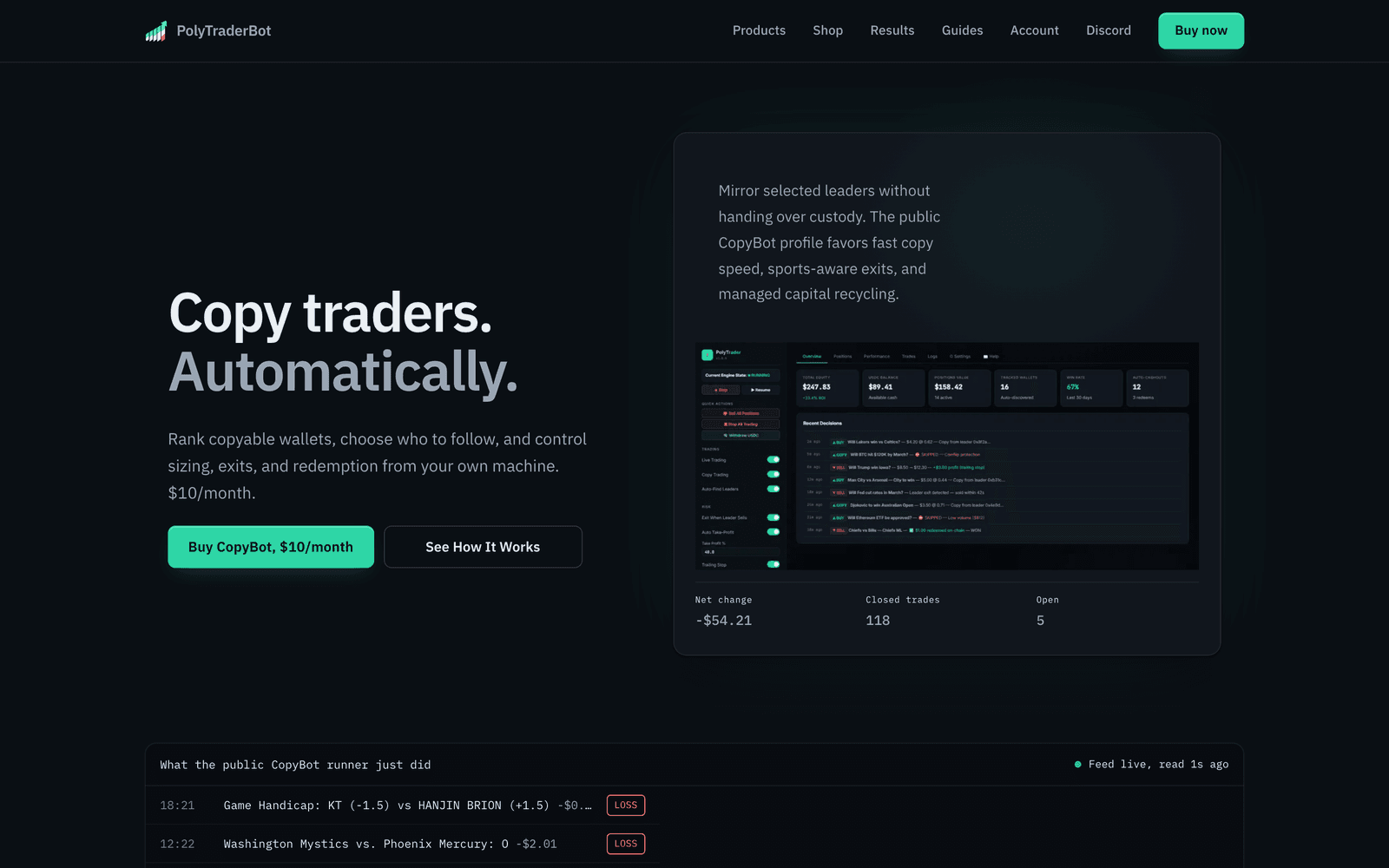CopyBot screenshot 2