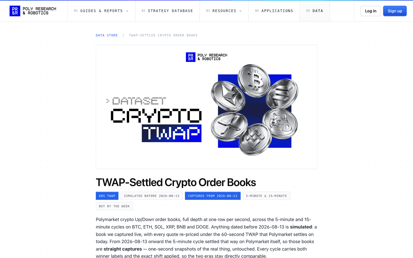 TWAP-Settled Crypto Order Books screenshot 2